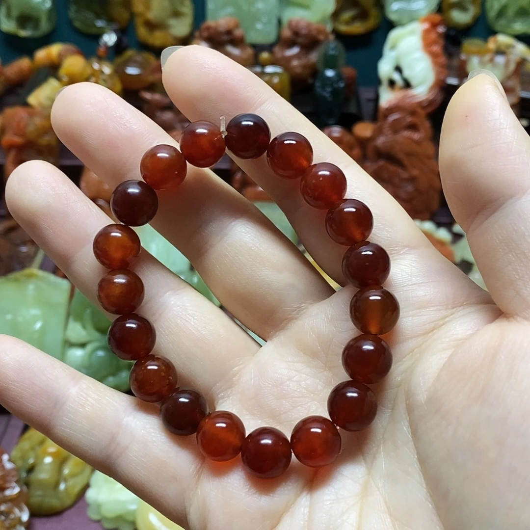 蛇纹石玉未镶嵌手链