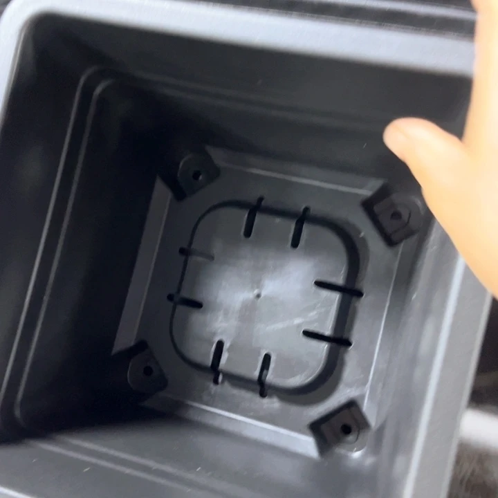 树脂黑方口26高18一组5