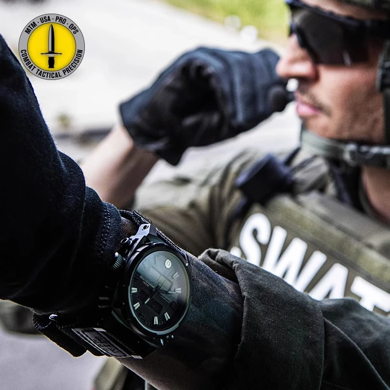 MTM打击者II 碳露米表盘手表男户外战术手表运动小众型男手表防水