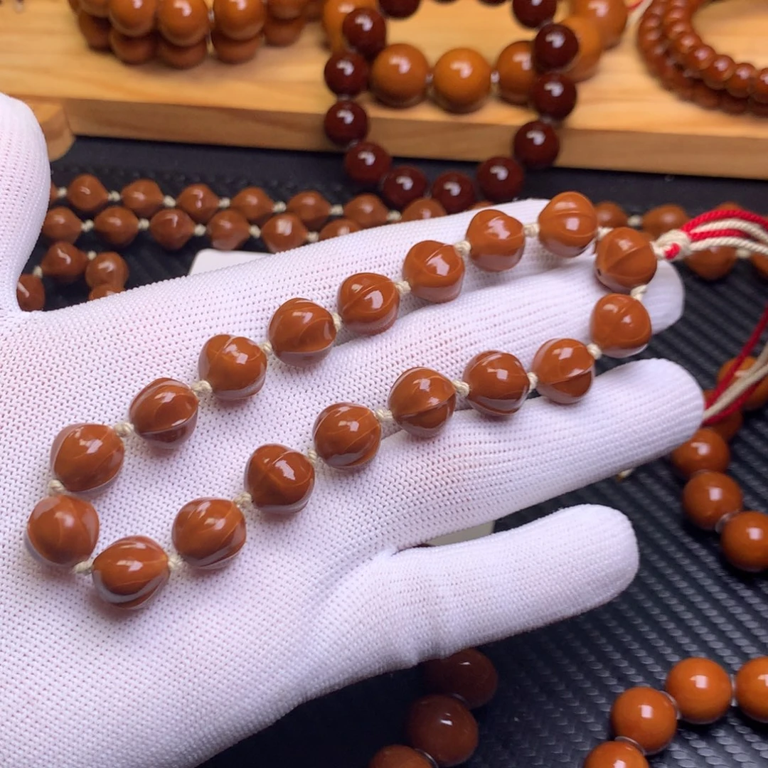 【闪购商品】橄榄核手串/手链1.2鲨鱼背铁核 手持