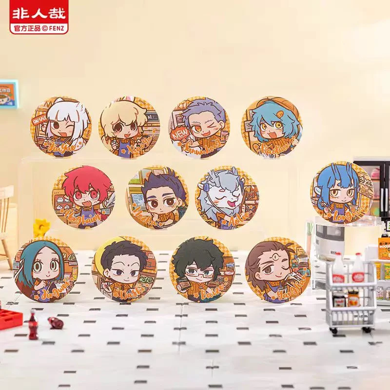 【平拆】正版 非人哉便利店系列马口铁吧唧【盲盒】