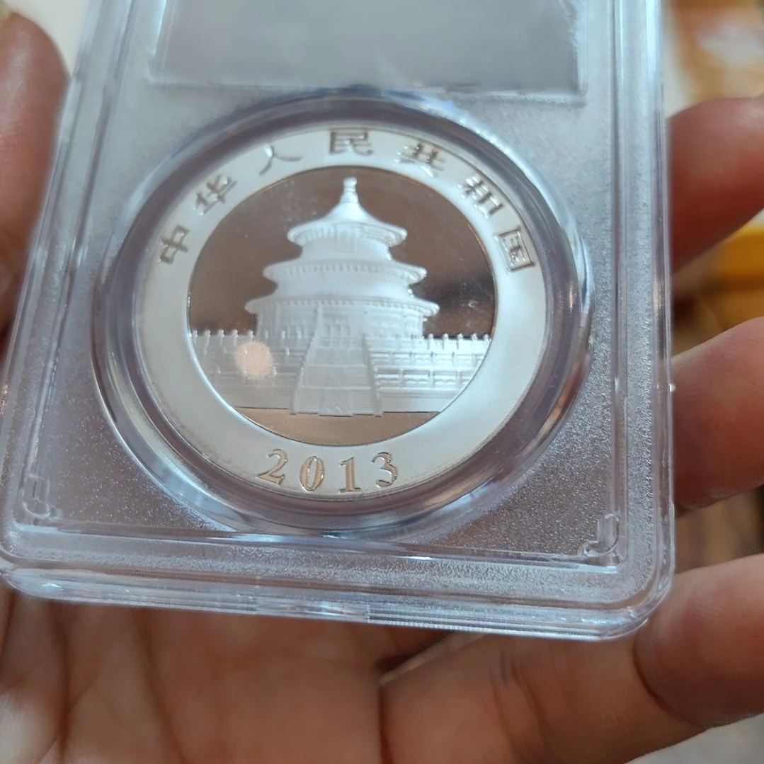 纯银13 年熊猫银币 30 克