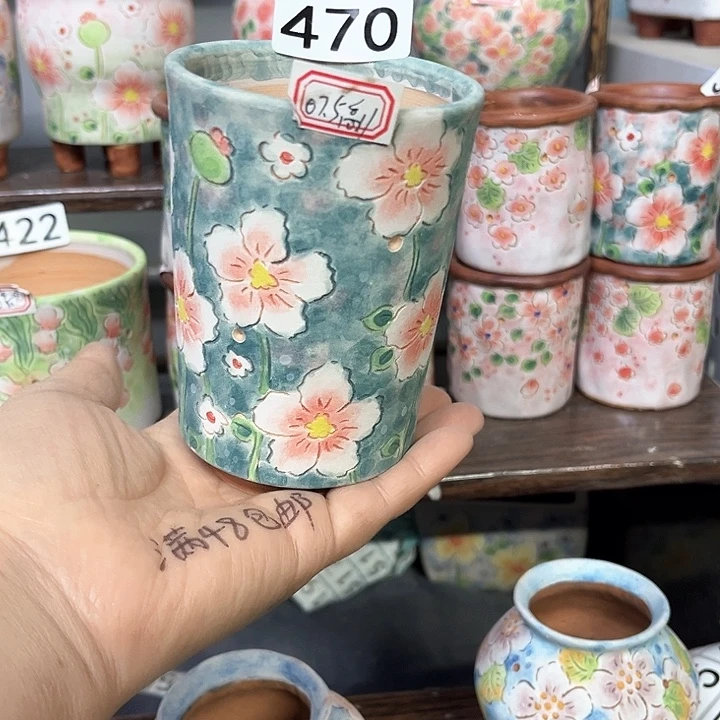 手工制作多肉花盆