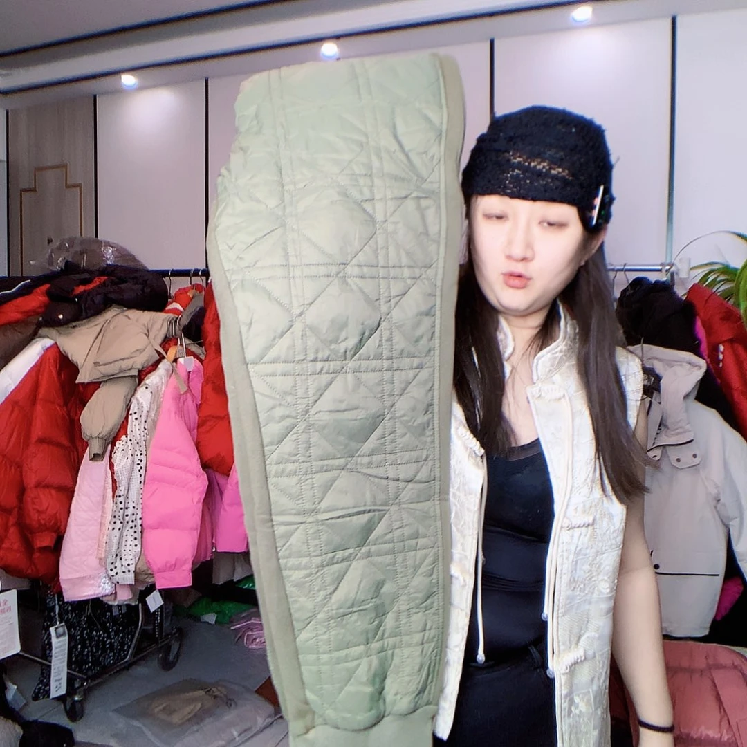 【闪购商品】绿色棉裤