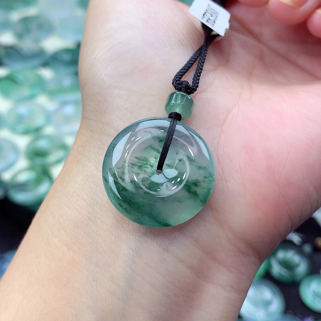 颈饰未镶嵌翡翠编号38-尺寸22/5.7