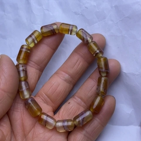 玛瑙/玉髓手链未镶嵌降***璃