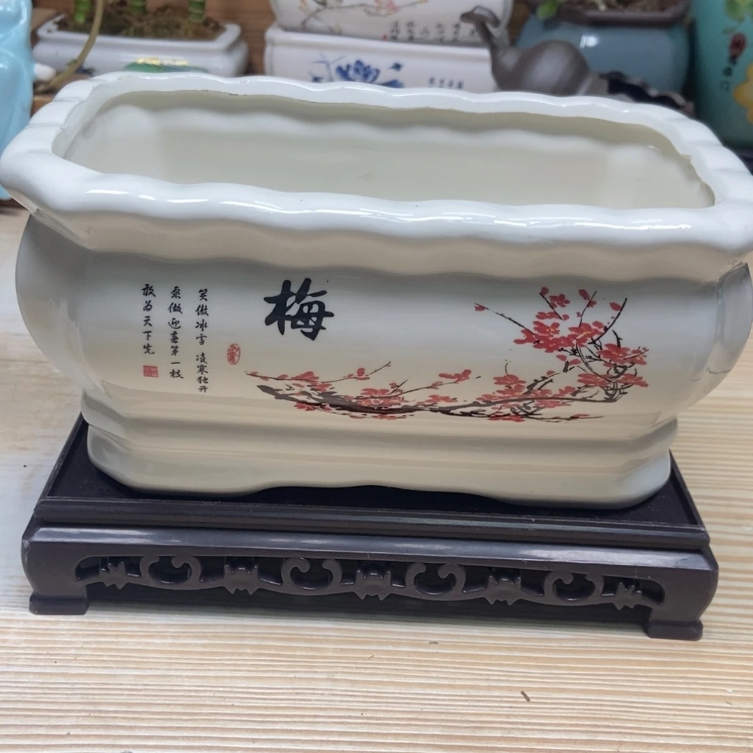 瓷片陶瓷花盆陶瓷艺术