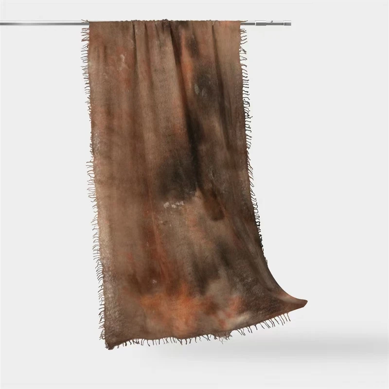 【1-16】尼泊尔手工羊绒披肩 NC24028