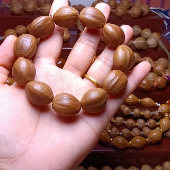 橄榄核手串/手链橄榄核手串铁核老邢实心1.8*2.0