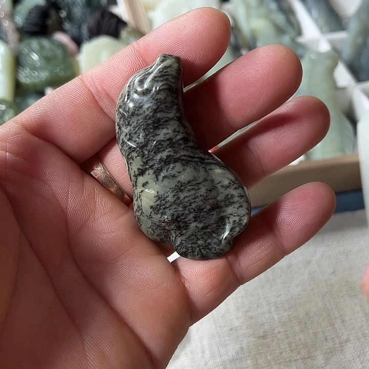 和田玉未镶嵌吊坠(不含链)
