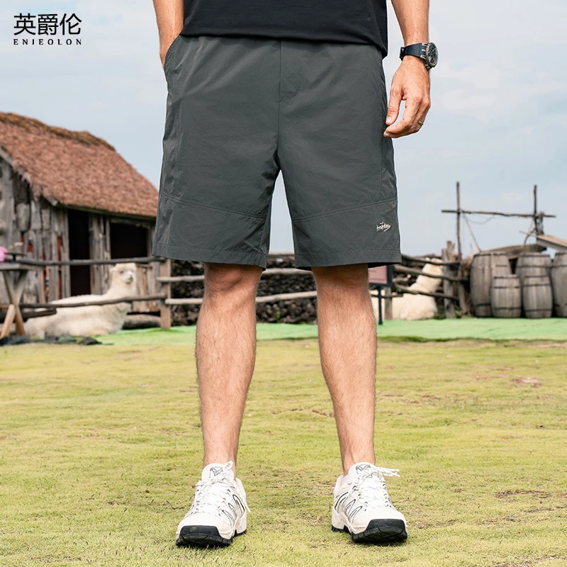 网眼透气休闲短裤男排汗宽松运动篮球五分裤子夏季轻薄中裤K2835