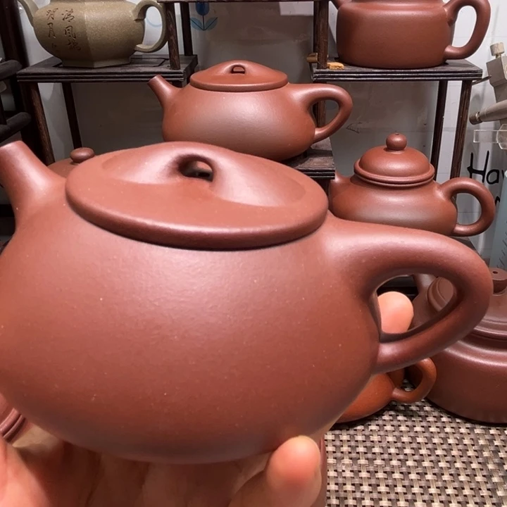 B***C紫砂茶壶微瑕满瓢260cc