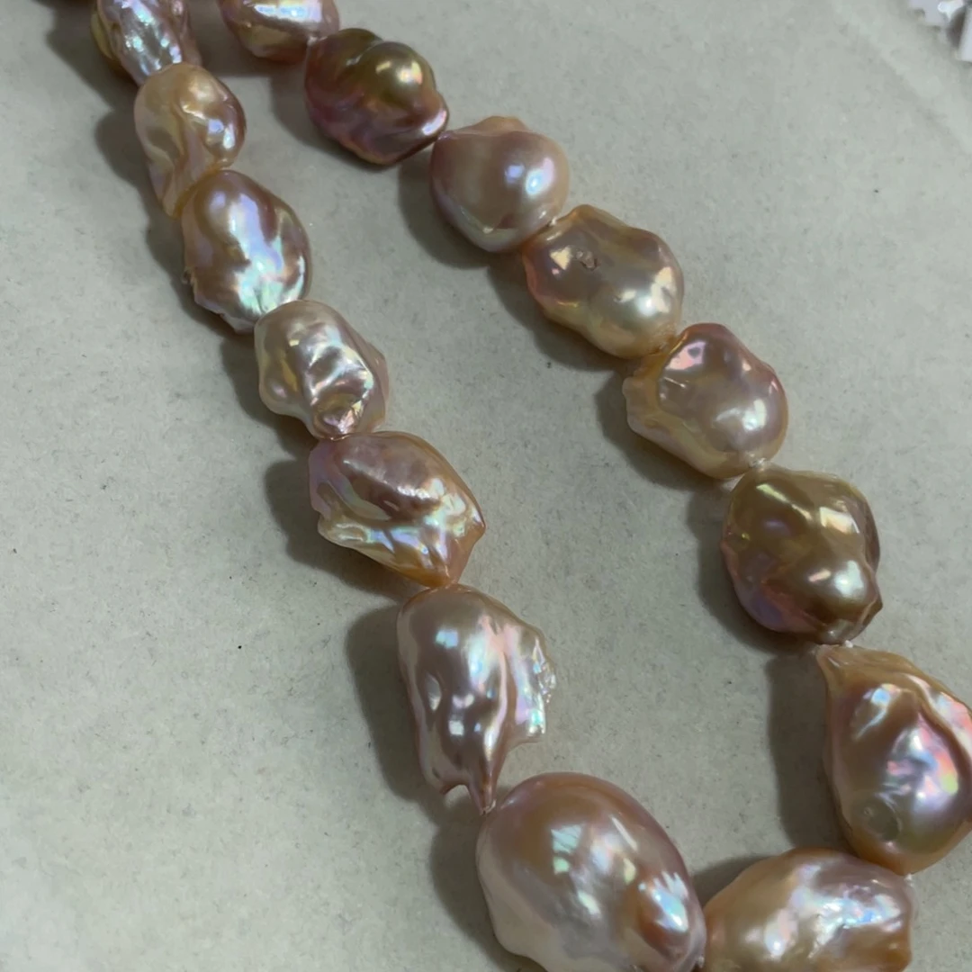 淡水珍珠颈饰银S925镶嵌