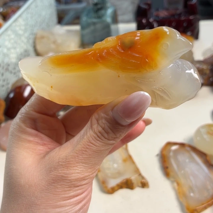 玛瑙/玉髓未镶嵌吊坠(不含链)
