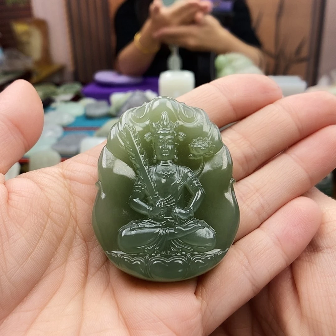 颈饰未镶嵌和田玉℡****糖