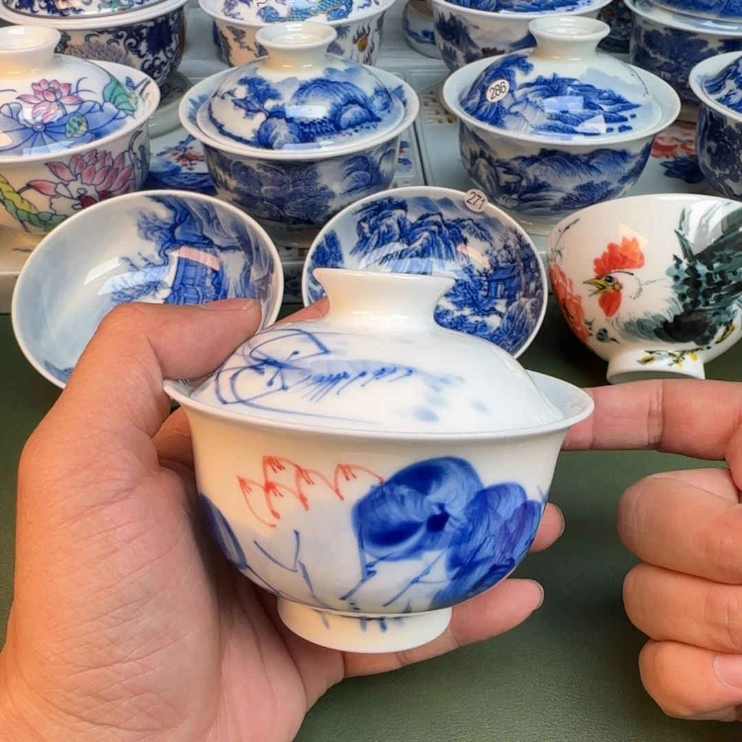 陶纯手工纯手绘茶具252