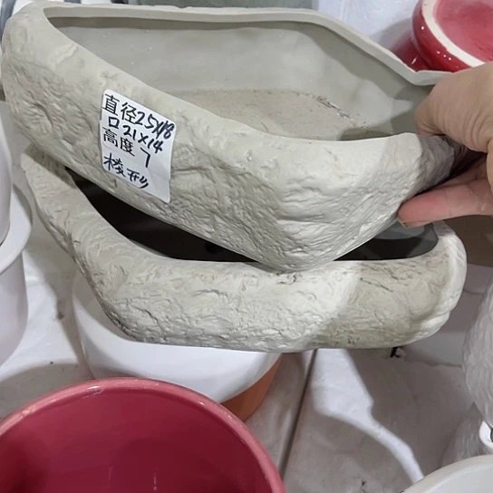 多肉绿植陶瓷花盆9.9包邮，有孔