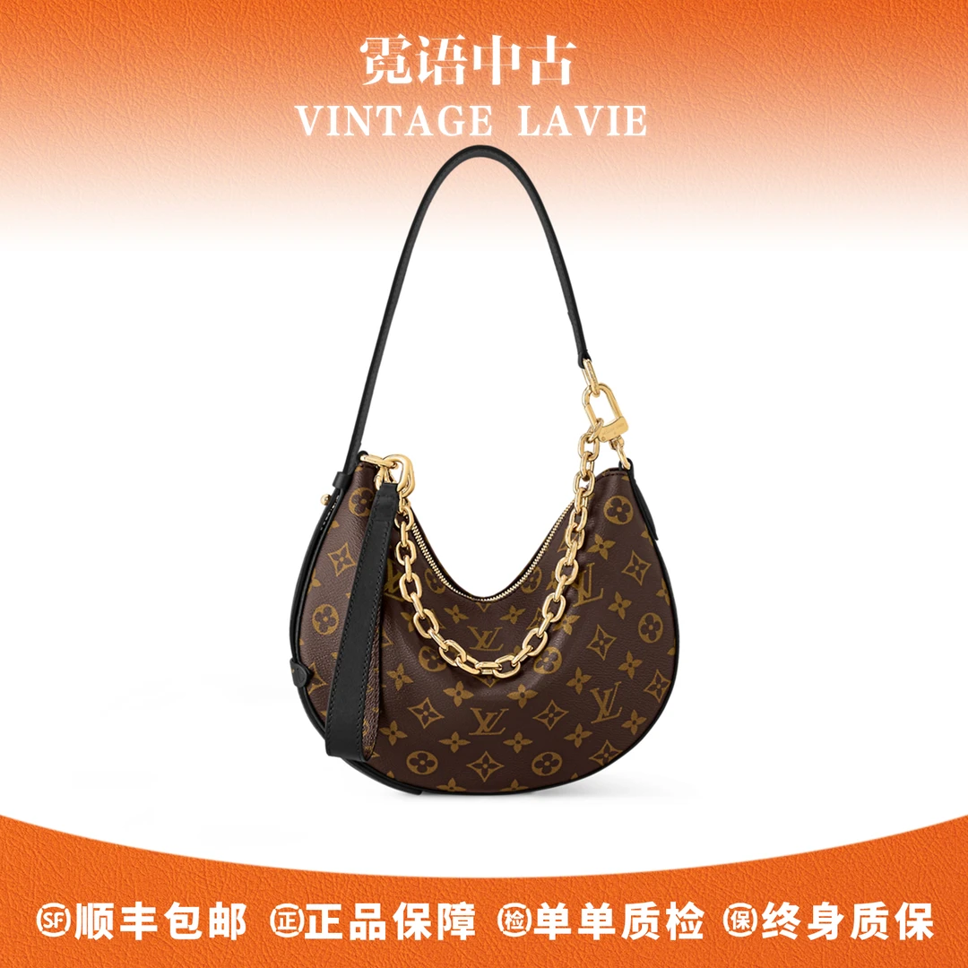 未使用 LouisVuitton/路易威登 25年芯片款老花cookie bb单肩包