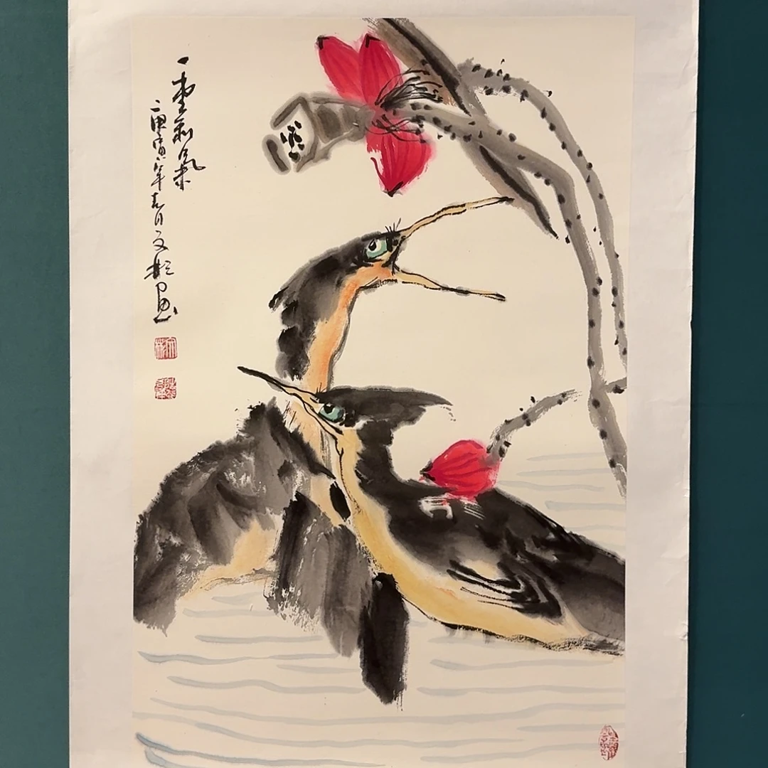 国画溥老师的作品