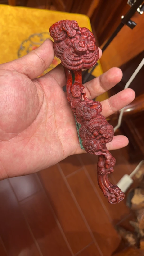 非洲小叶紫檀，如意摆件