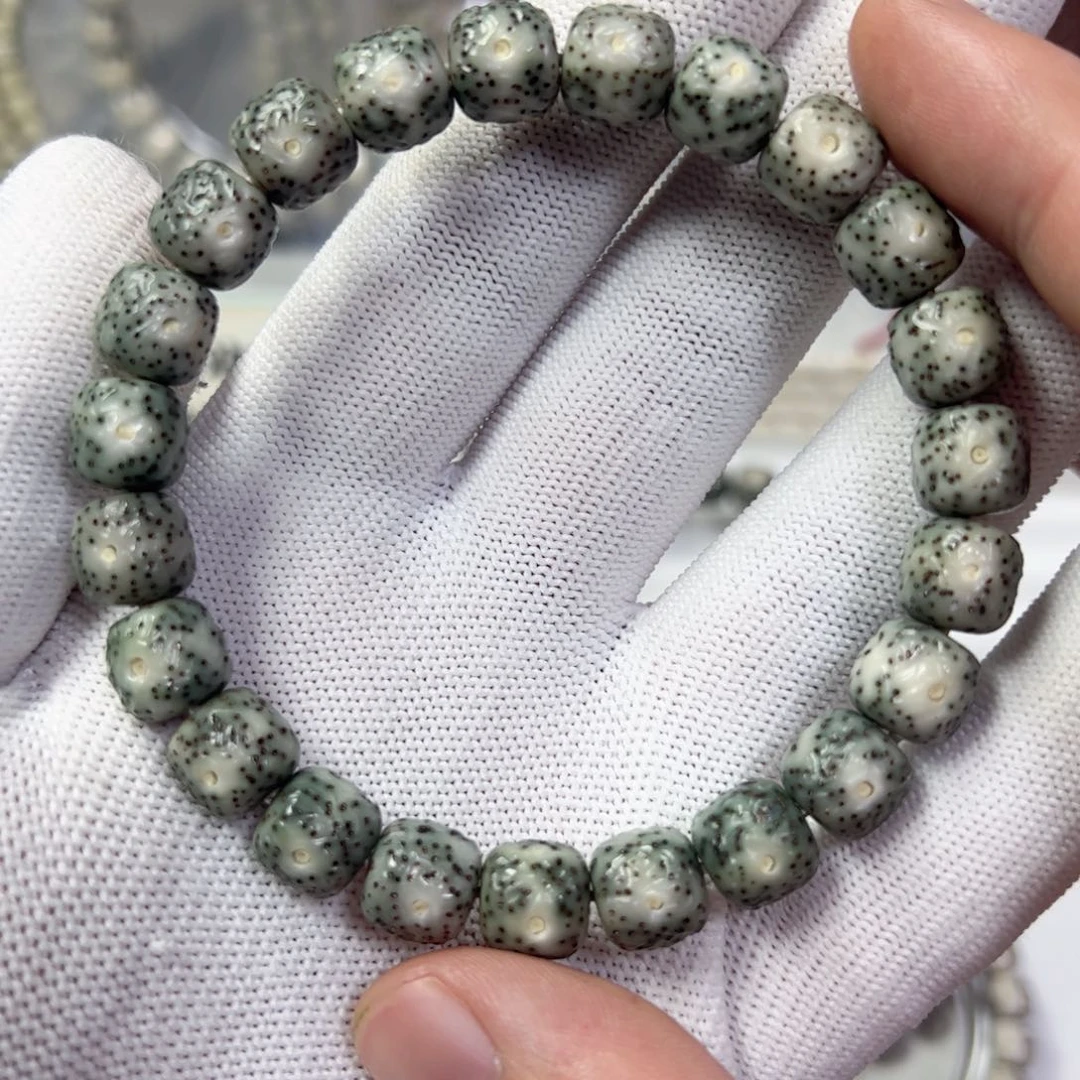 星月菩提手串10绿冰傲然无相a15