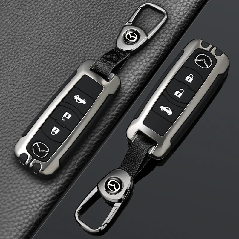 马自达3昂克赛拉汽车钥匙套cx5阿特兹cx4 cx8钥匙包锁匙扣保护壳