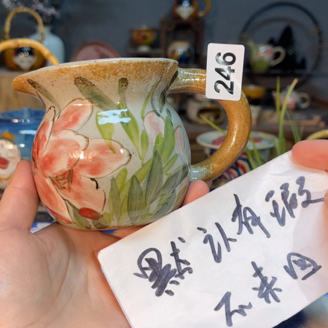 杯素浅陶瓷手工手绘