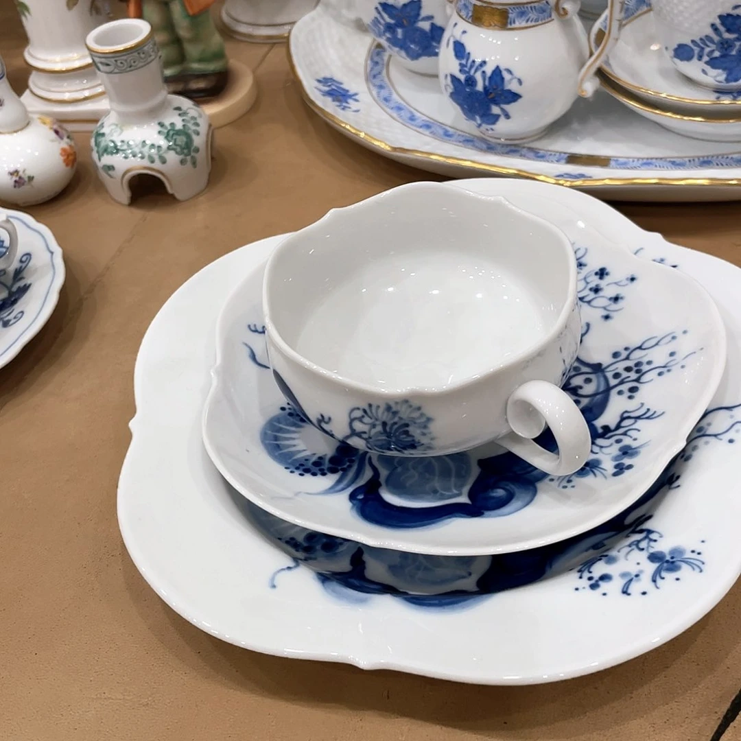 瓷片中古二等红茶杯