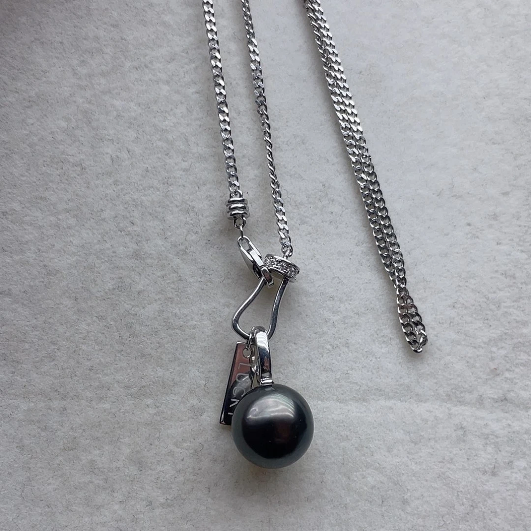 海水珍珠银S925镶嵌套链66