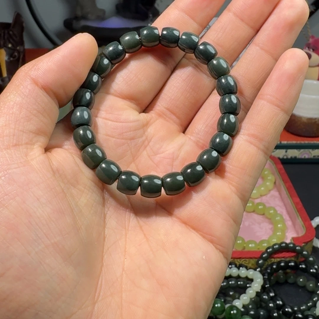 和田玉手串未镶嵌