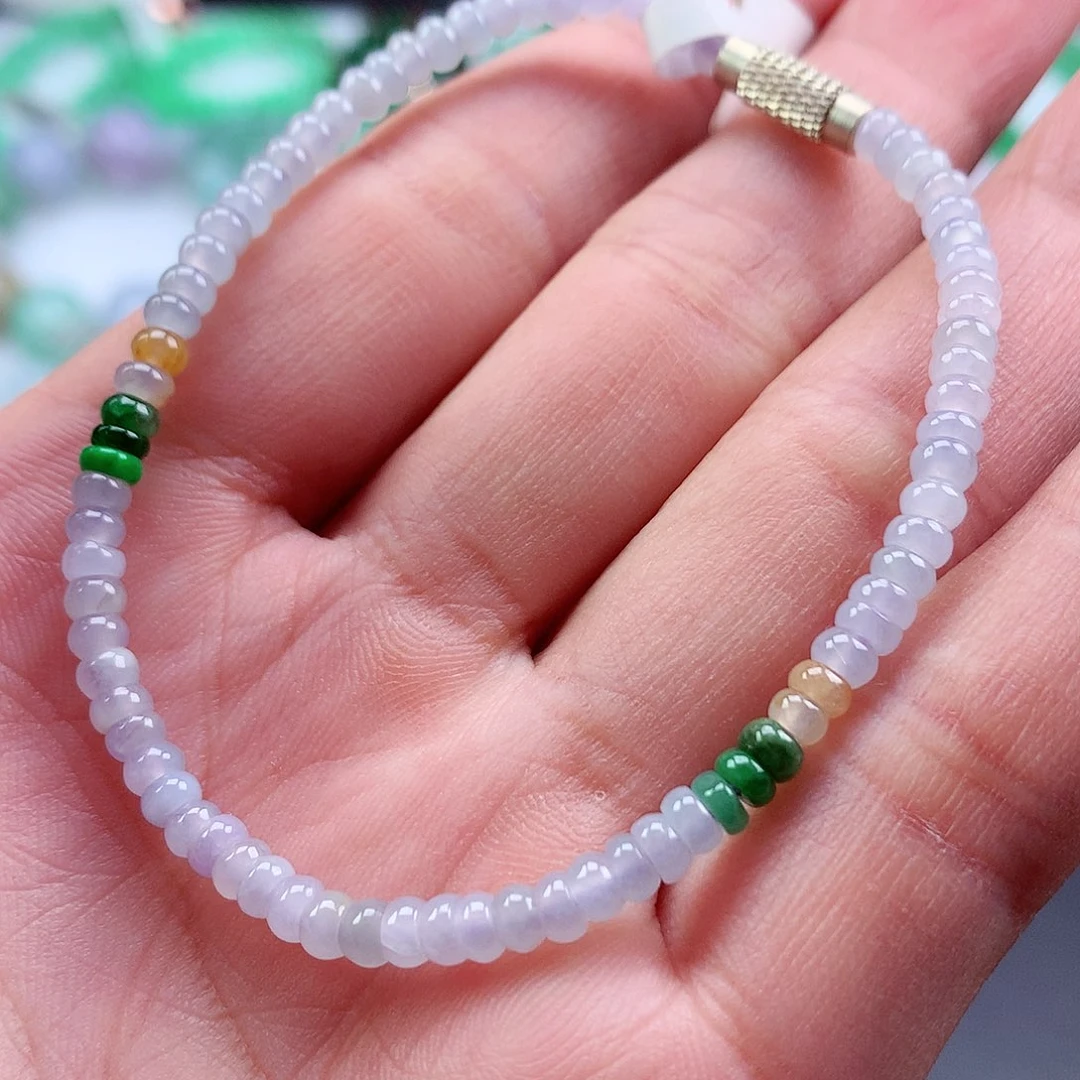 未镶嵌手链翡翠手串