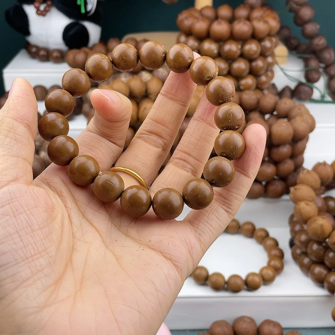 紫金鼠手串A***A光珠紫金鼠