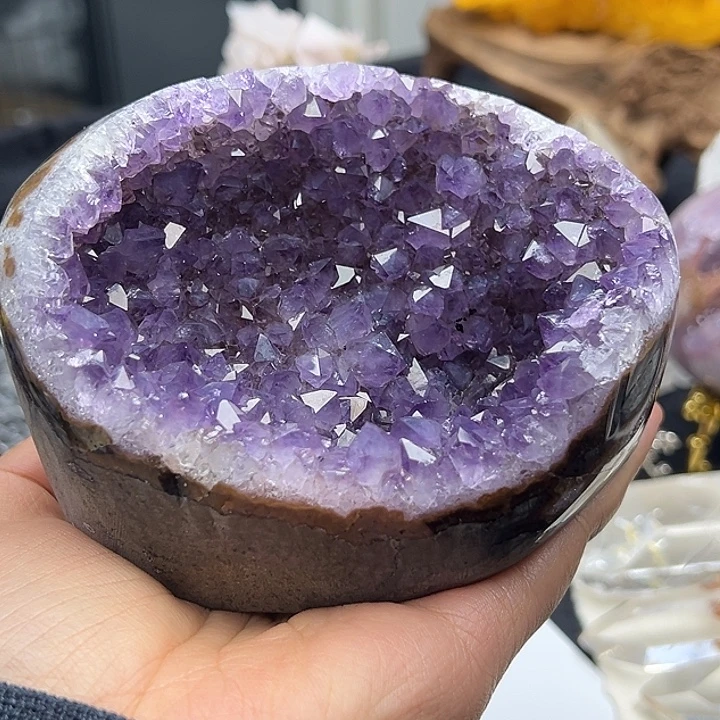 紫晶未镶嵌珠宝半成品