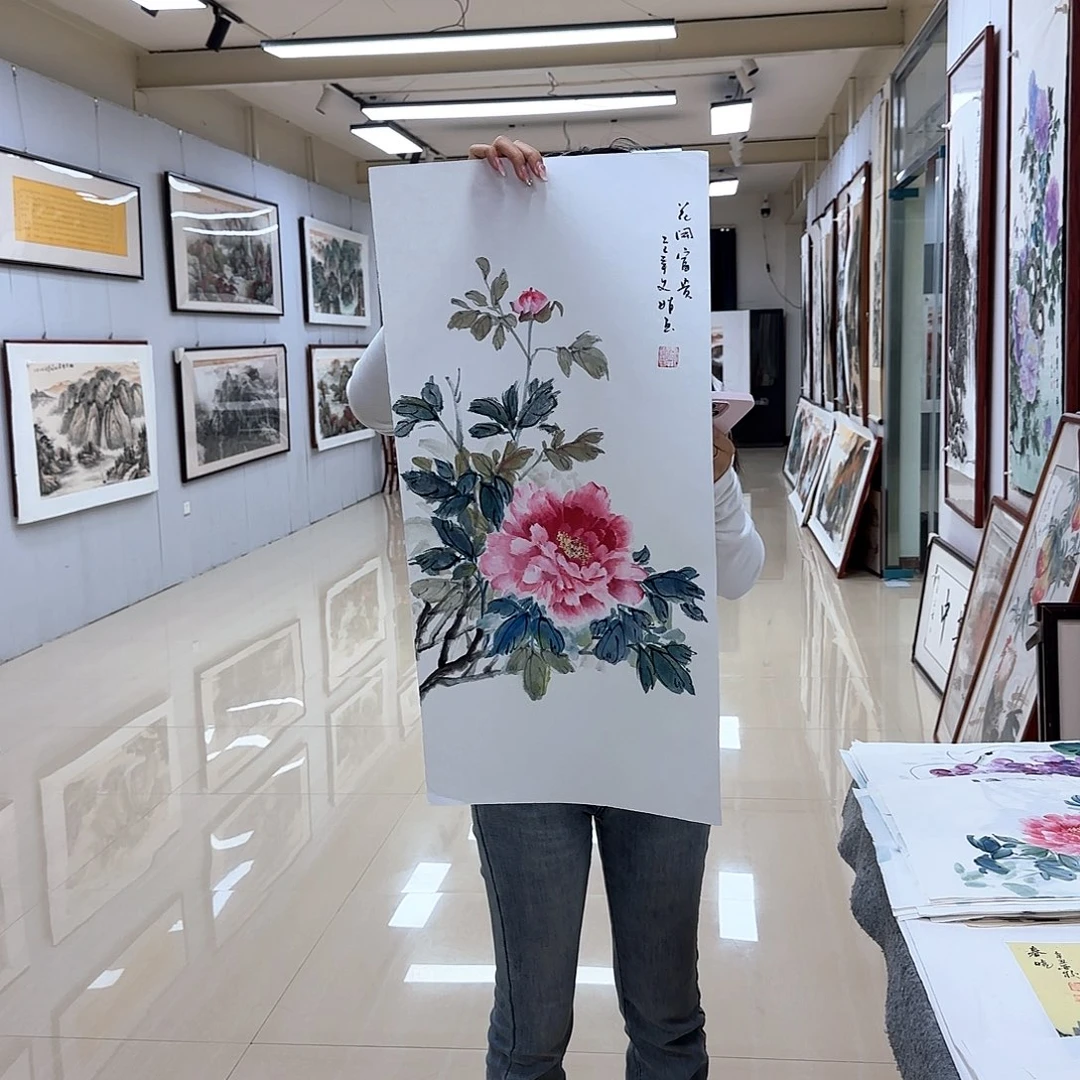 国画国画作品多次