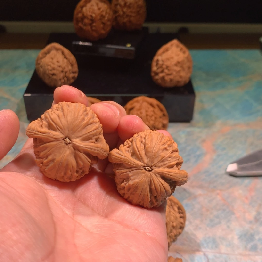 【闪购商品】文玩核桃吊坠暗**者蛟龙37