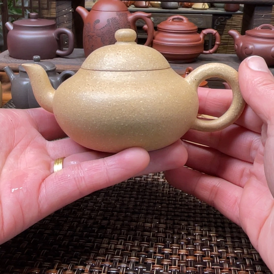 紫砂茶壶宜兴原矿紫砂手工制120全