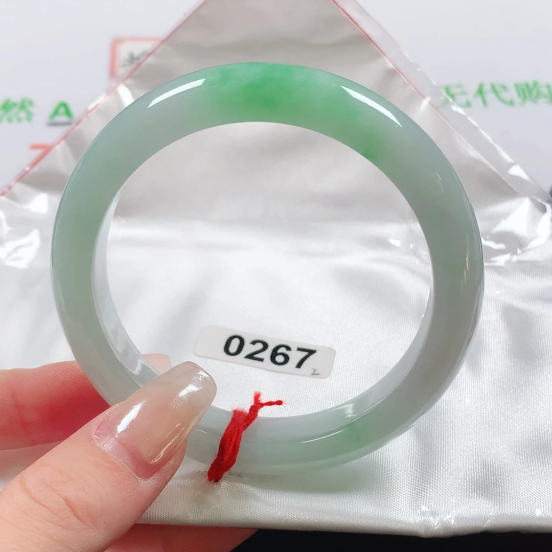 未镶嵌手镯翡翠天然翡翠手镯0267