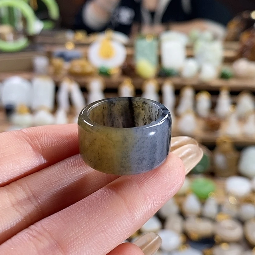 【闪购商品】和田玉戒圈18未镶嵌