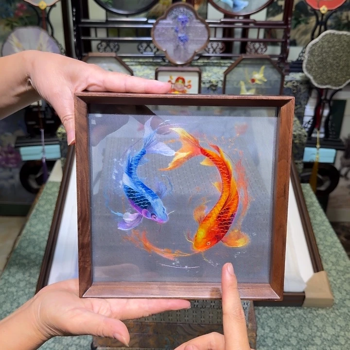 刺绣手工苏绣工艺制作技艺精湛精巧细腻