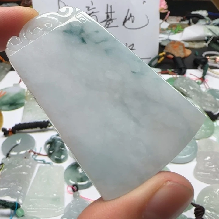 颈饰未镶嵌翡翠仿古无事牌