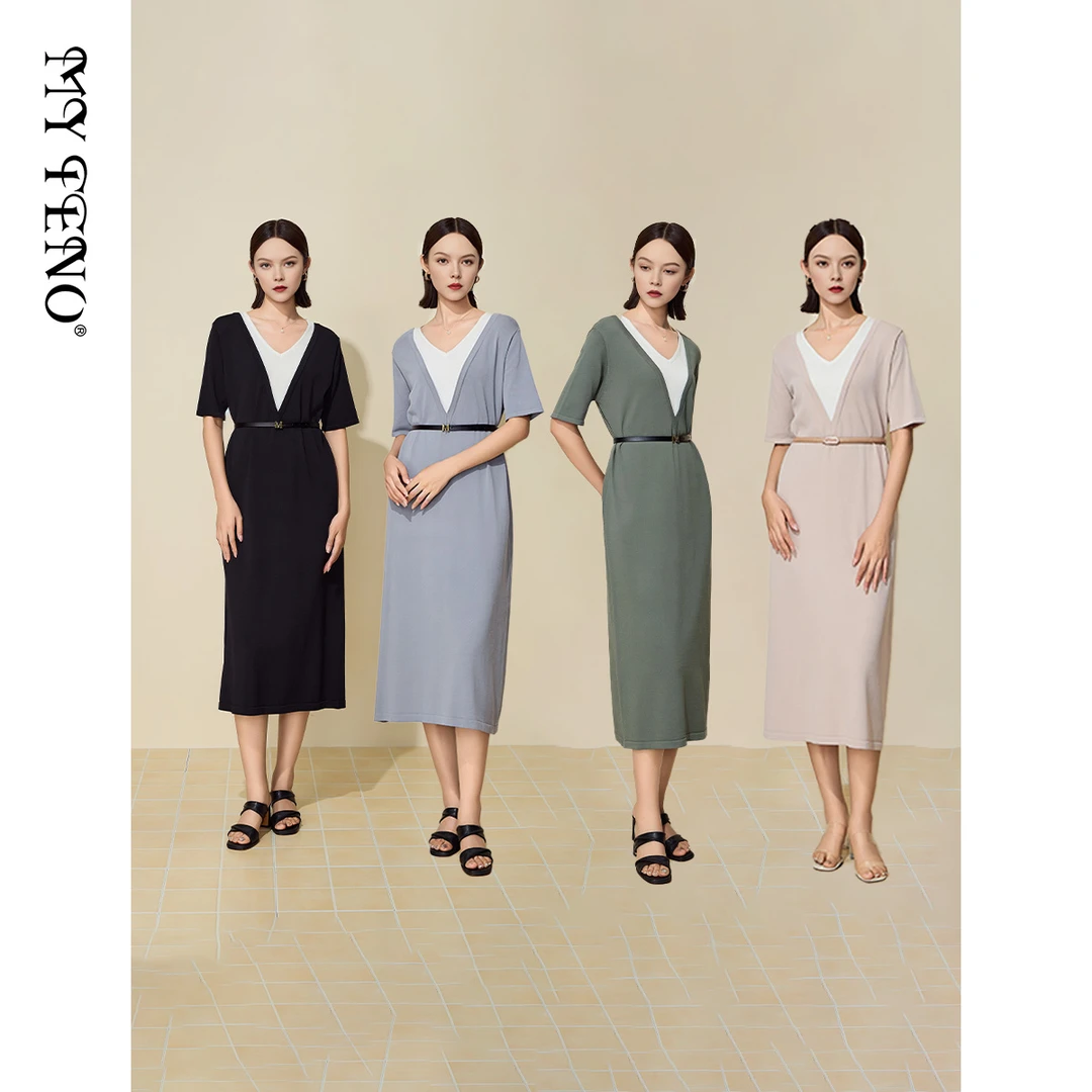 【马天奴】春夏季复古中式日常气质女装连衣裙VDSA07SWH0