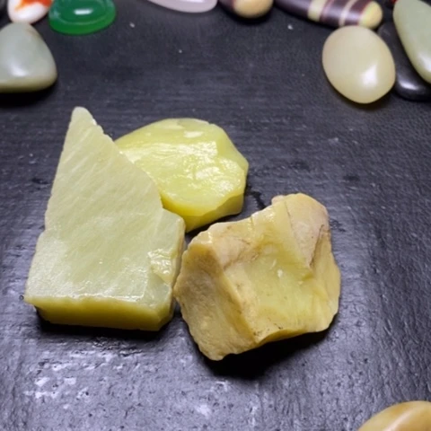 和田玉足铂镶嵌珠宝奇石用****7