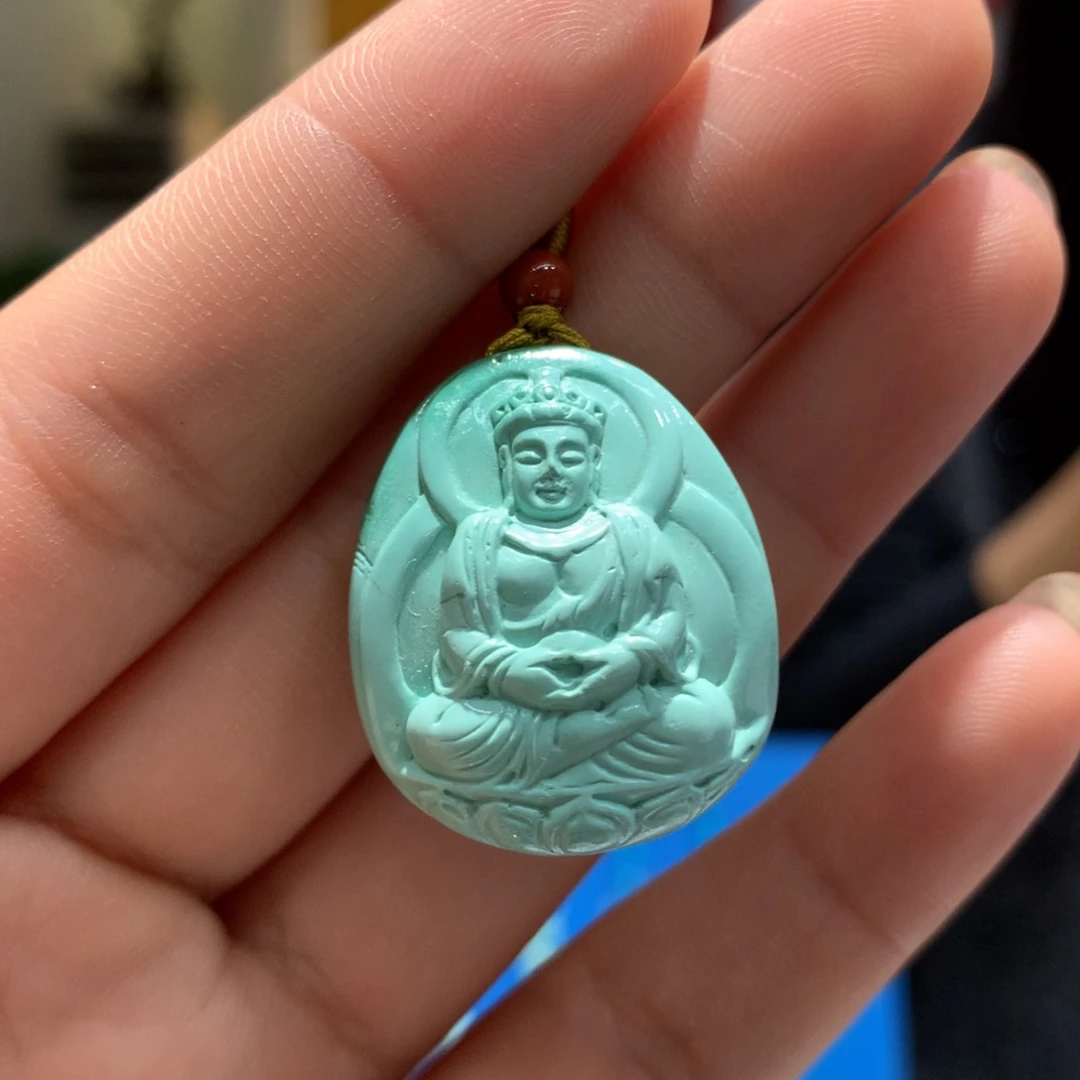 未镶嵌绿松石吊坠