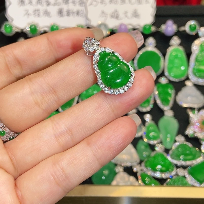 【闪购商品】颈饰未镶嵌翡翠天然翡翠