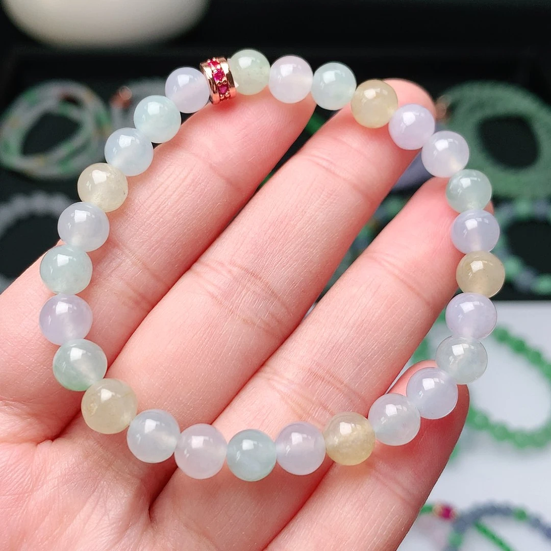 翡翠手链未镶嵌翡翠