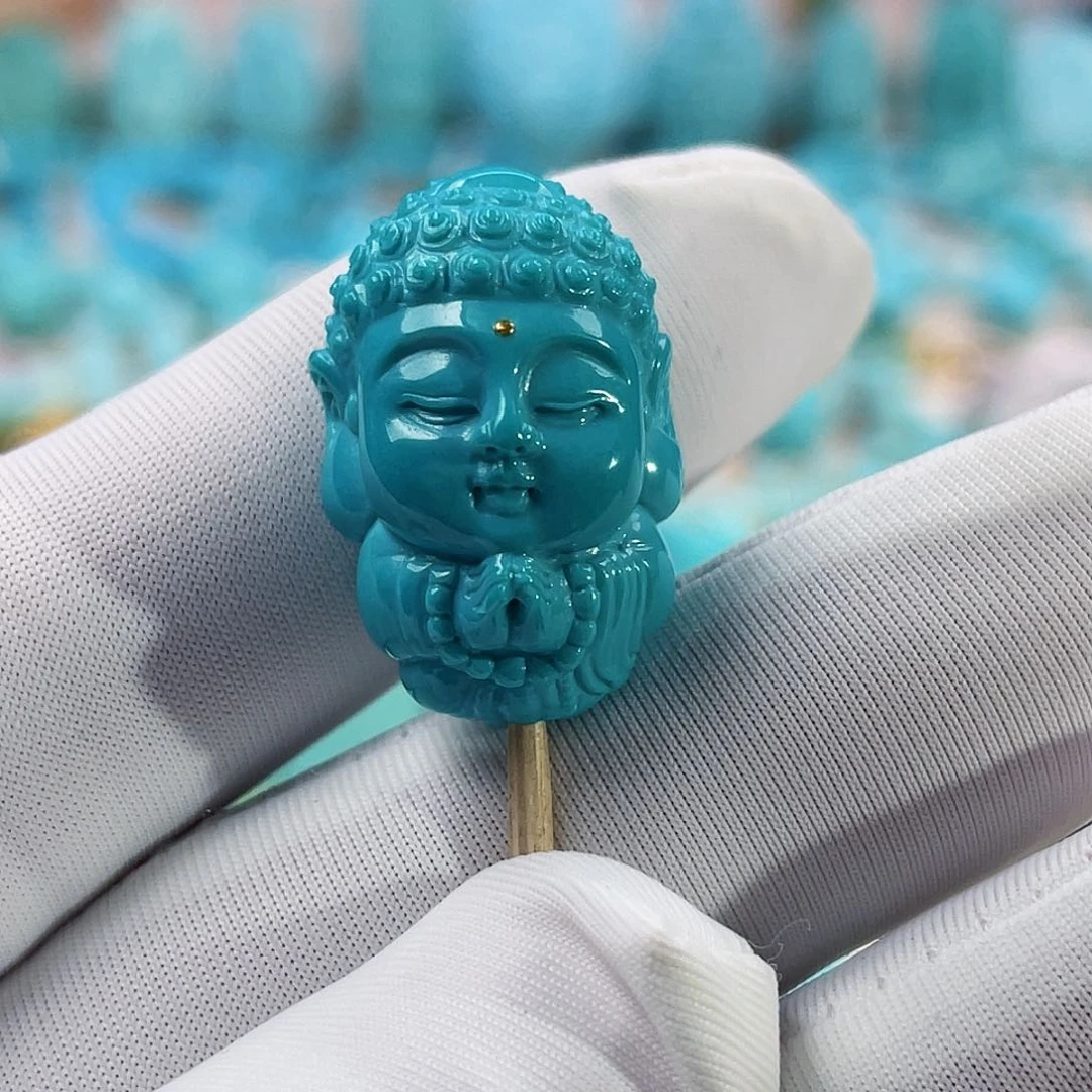 绿松石珠宝奇石未镶嵌