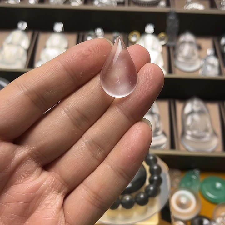 石英质玉水滴未镶嵌