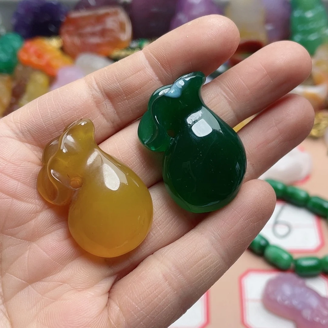 玛瑙/玉髓颈饰合金*️****