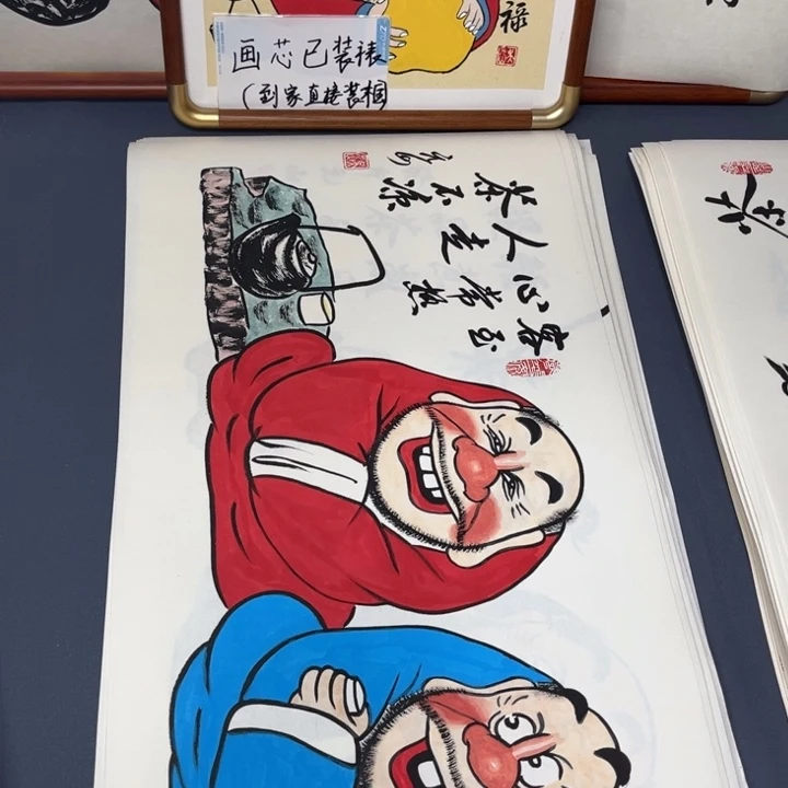 国画禅意画纯手画作品