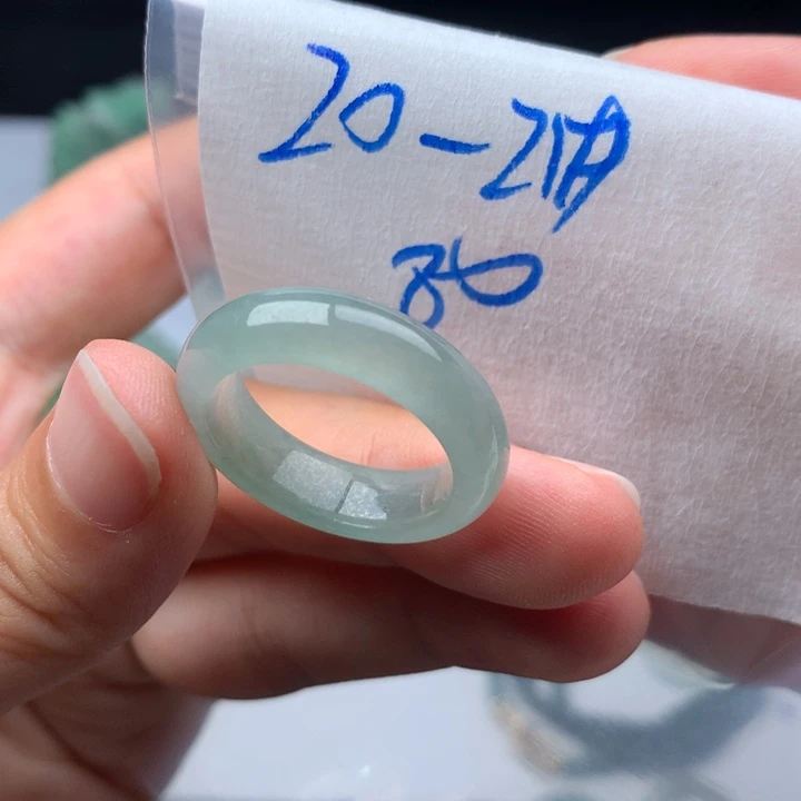 花****定制翡翠未镶嵌戒圈